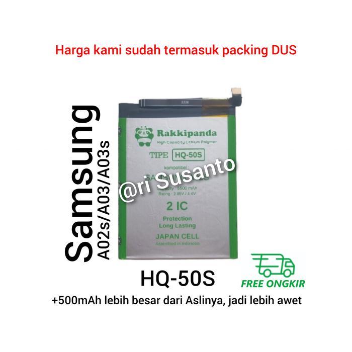 BATERAI RAKKIPANDA HQ-50S FOR SAMSUNG GALAXY A02S A03S DOUBLE POWER