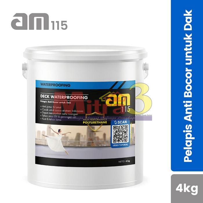 @=@=@=@=] AM 115 Deck Waterproofing 4KG Cat Pelapis Anti Bocor Dak Beton Tembok 20 KG