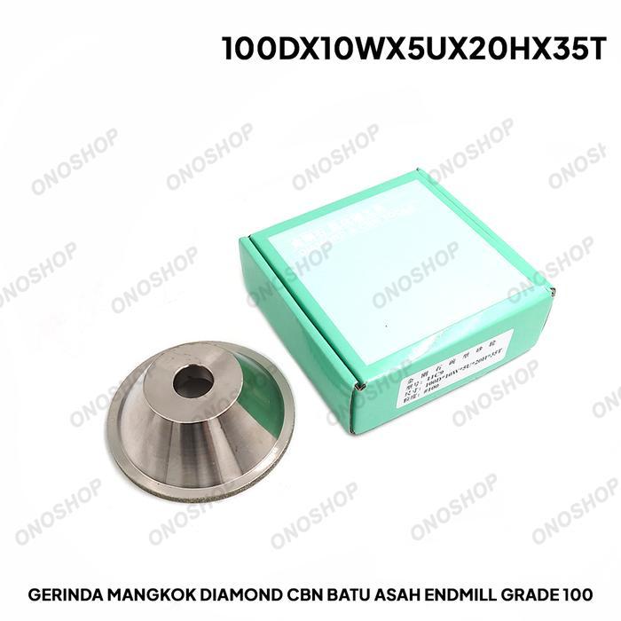 Rubu Gerinda Mangkok Diamond Cbn Batu Asah Endmill