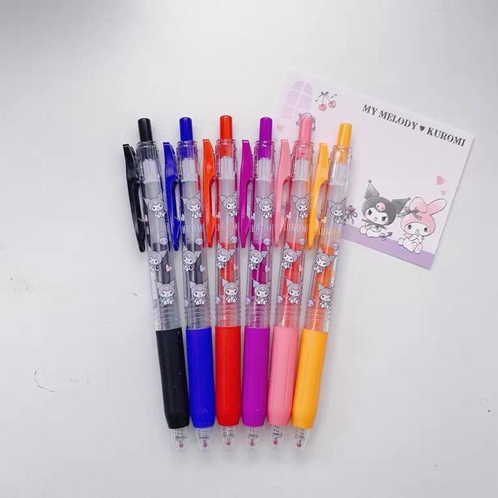 k4v7- Zebra Sarasa Sanrio Kuromi Mischievous Gel Ink Pen Limited Edition