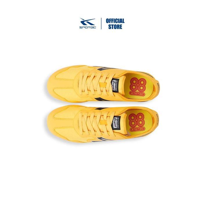 Spotec Sneakers Pother Sepatu Sneakers Pria Wanita - Kuning Hitam