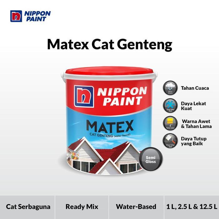 Nippon Paint Matex Cat Genteng 20 L / Galon / Cat Khusus Genteng