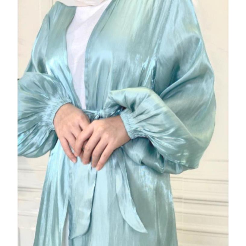 Terlaris Outer Shimmer Dress/ Dress Lebaran - Outer Shimmer