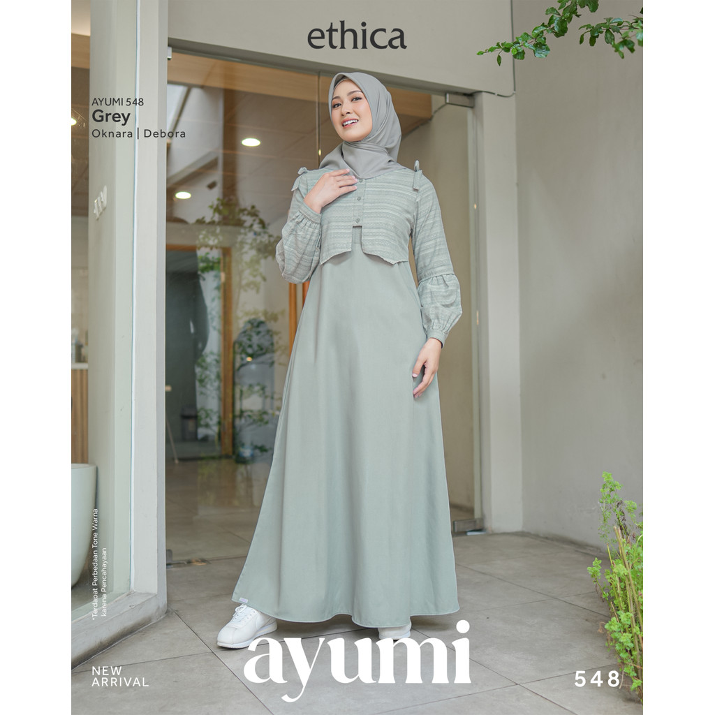 GAMIS WANITA ETHICA AYUMI 548 / GAMIS LEBARAN TERBARU 2026