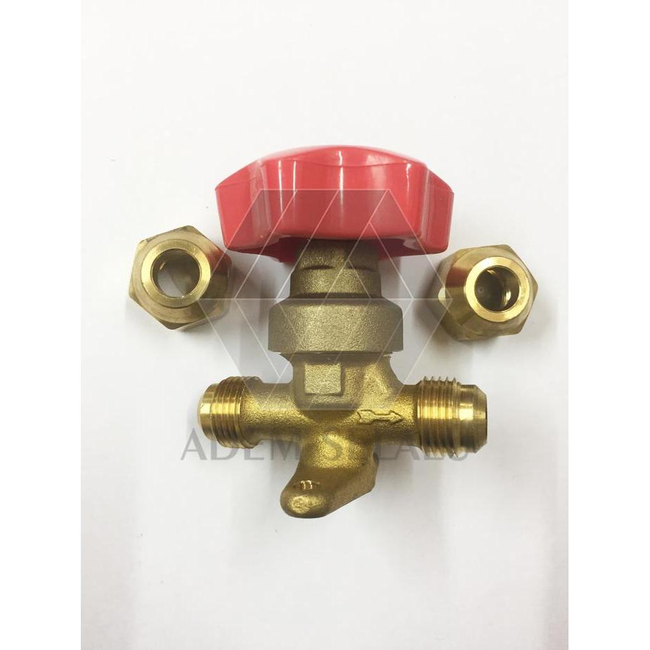 Hand Valve Refrigerant AC HS 3/4" Stop Kran Refrigerant AC 3/4" Merk HS