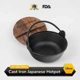 vowk- Cast Iron Hotpot Bowl 20 Cm Panci Shabu Suki Kuah Korean Food Premium