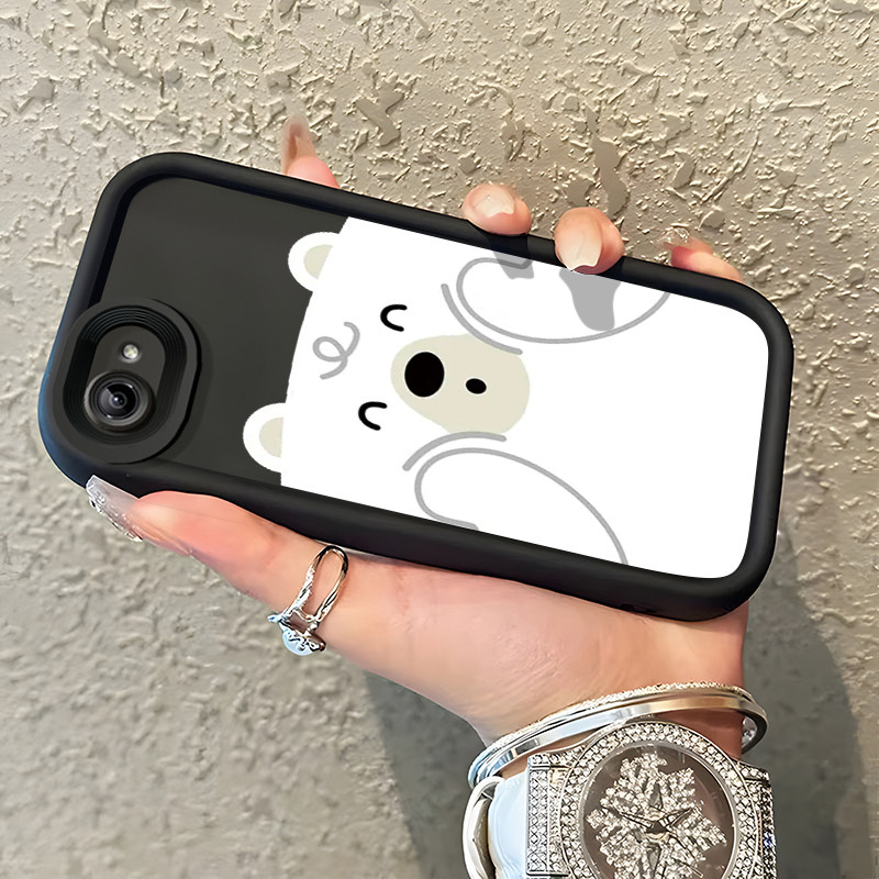 Casing Hp Untuk VIVO Y81 VIVO Y81i VIVO Y81s VIVO Y83 Case Beruang Kutub Tersenyum Softcase Kesing P