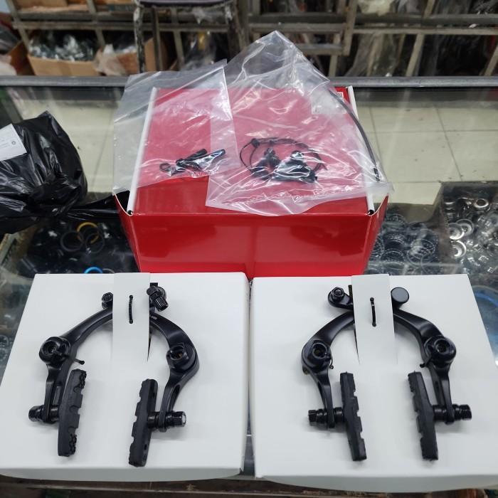Rem U V Brake Silang Bmx Cstar Rem Bmx Radius 934 Silang Hitam Caliper V Brake Silang