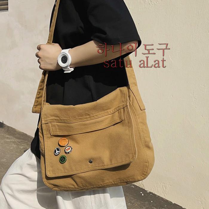 Eiger - [Beli Lokal] Enigma Tas Selempang Bahan Kanvas Tebal Premium
