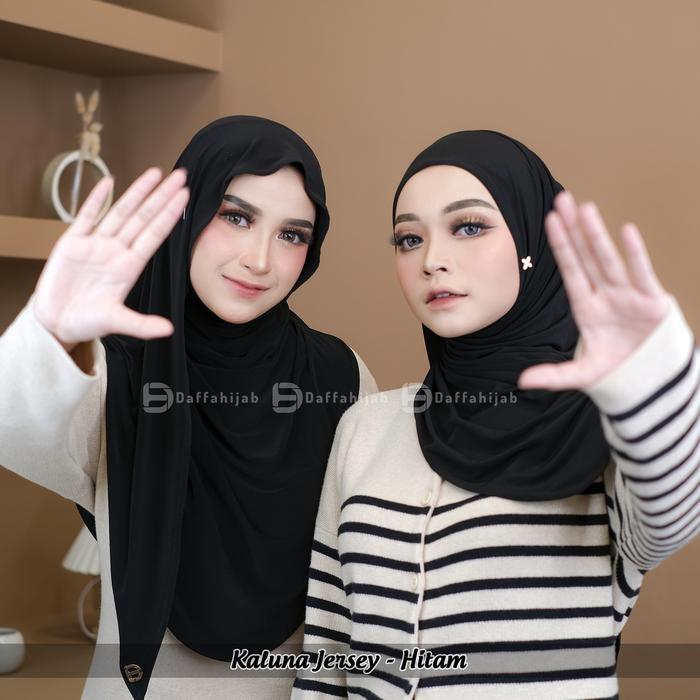 Pashmina Instan Kaluna Jersey - Katun Bamboo By Daffahijab Diskon Sell
