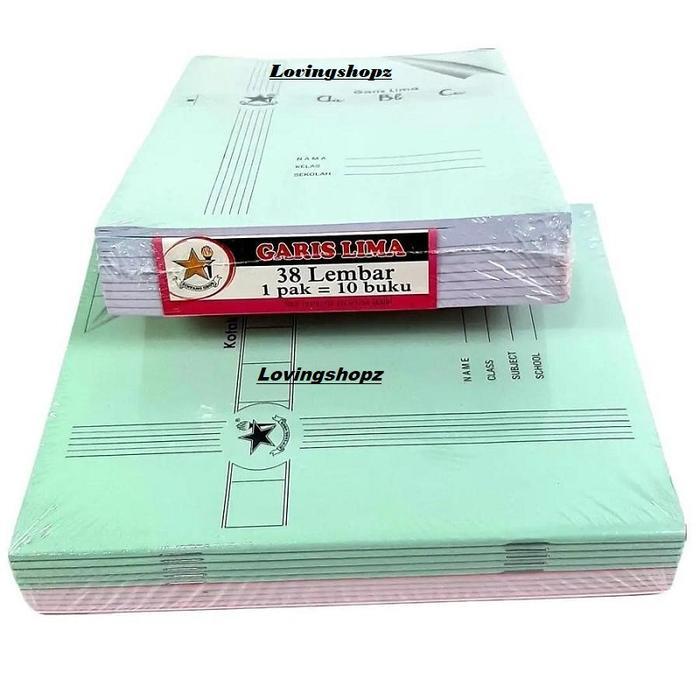 Buku Tulis Musik, Buku Musik Garis Lima, Buku Tulis Garis Lima - per 3 p