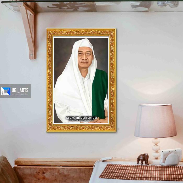 Poster Hiasan Dinding Ulama Banten Ukuran 30x20 cm