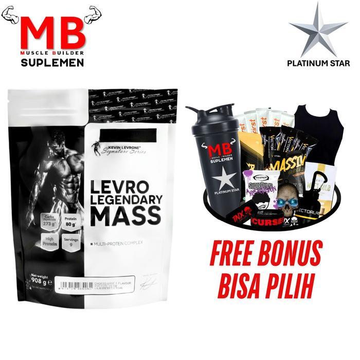 ASLI Levro Legendary Mass 2 lbs Kevin Levrone 908 grams 2lbs 2lb lb 908grams gr gram Anabolic
