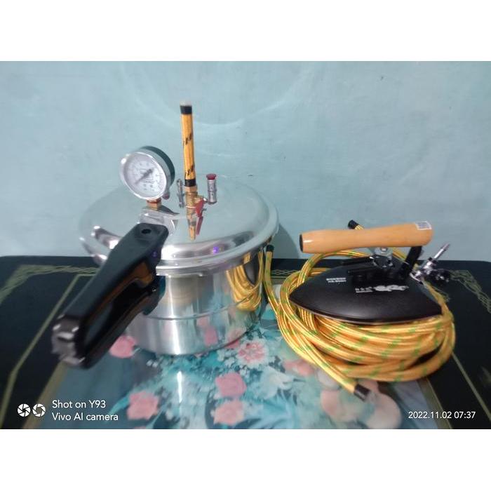 Diskon Setrika Uap Presto 12 Liter + Steam Trap / Setrika Uap Boiler Loundry/Setrika Uap Boiler /
