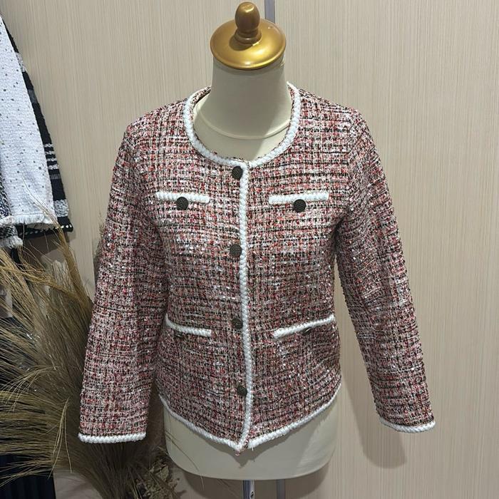 BOOM SALE BLAZER TWEED ATASAN WANITA TYPE JAS