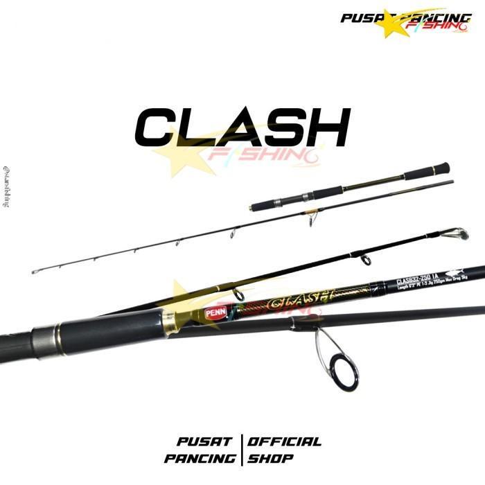 Starsfishing PENN Joran Pancing  Clash OH Overhead Mancing Light Jigging Dasaran Overhead Fuji - CLA
