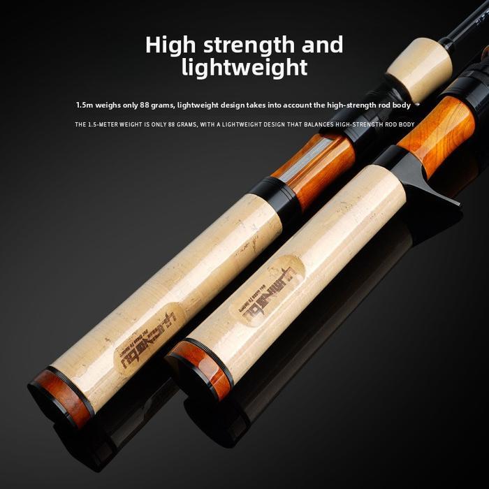 Portable Telescopic Horse Mouth Rod UL Super Soft Microobject Luya Rod Vibration Multi-section Luya