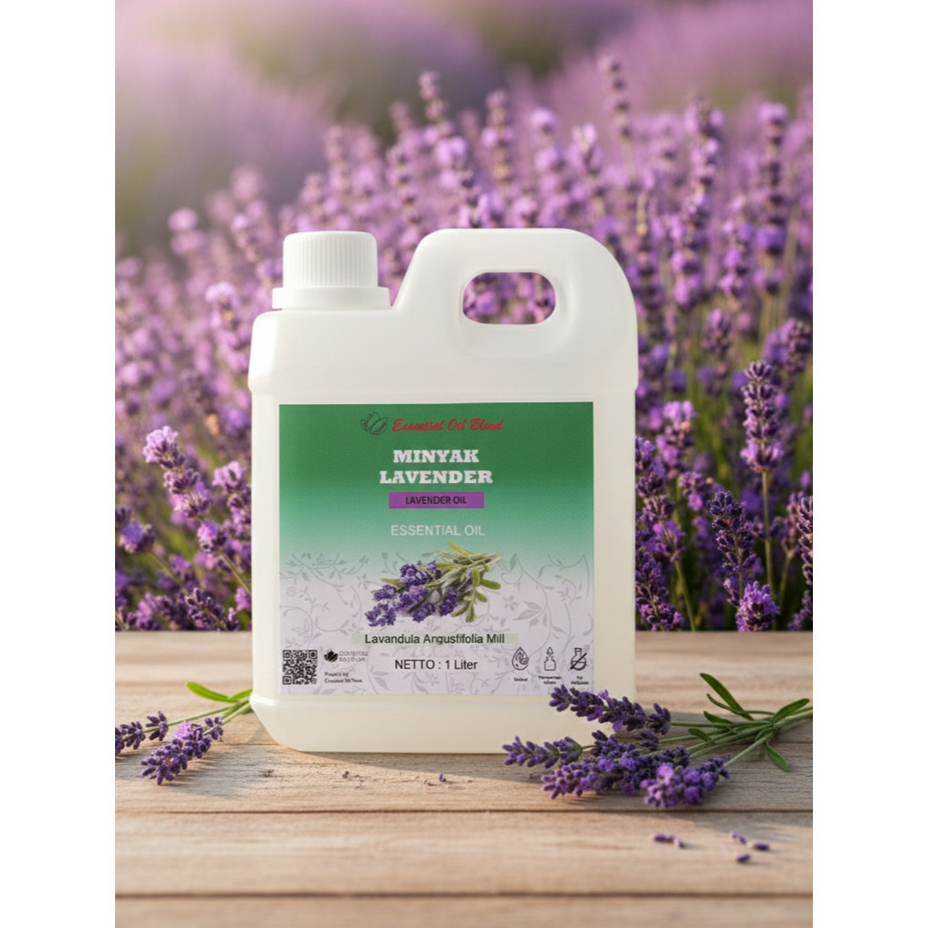 Minyak Lavender Grade B Ukuran 1 Liter - Essential Oil Lavender Oil