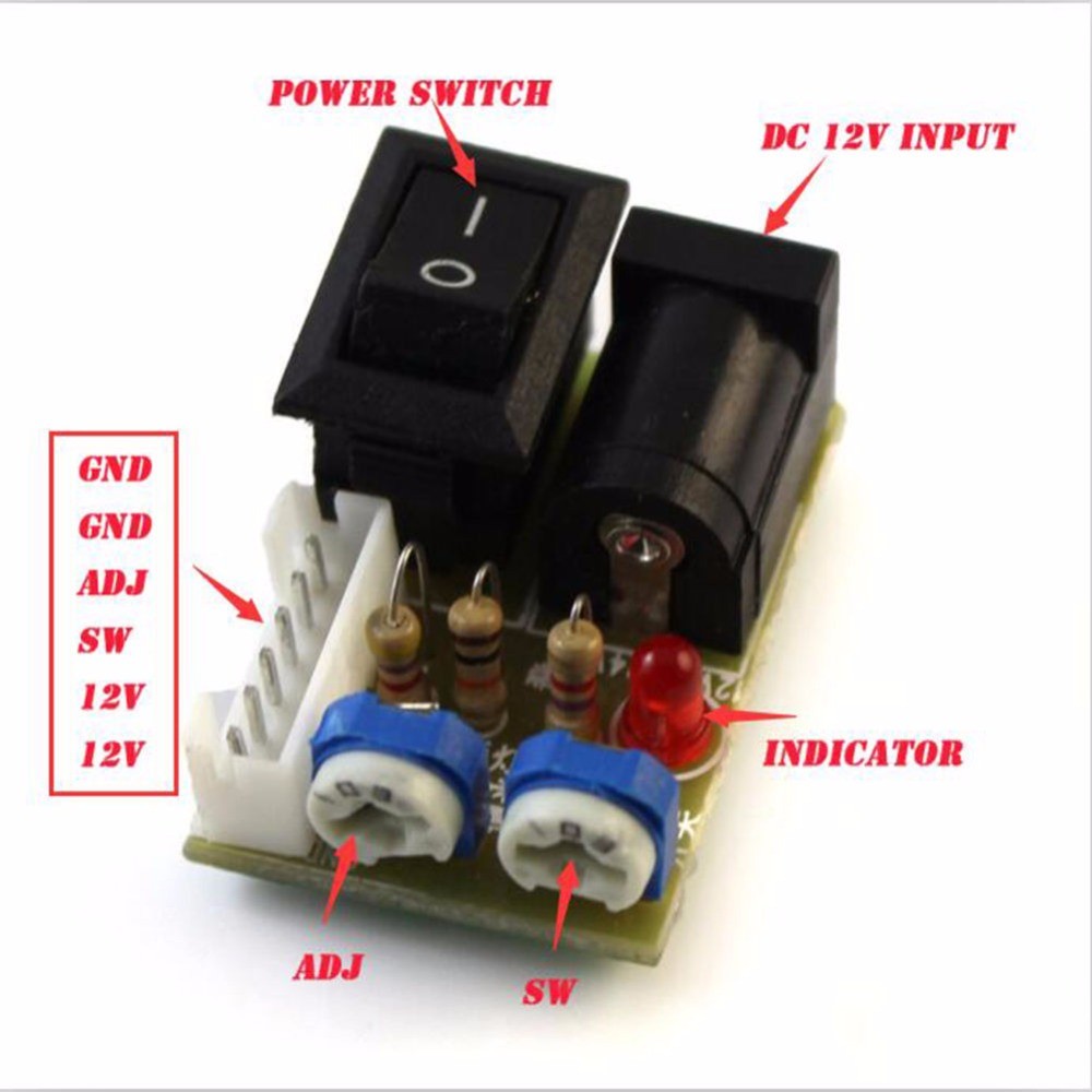 Mini Tester Per Inverter CCFL LCD TV Laptop Screen Repair Backlight Lamp 12V Swtich 6Pin w/ Cable