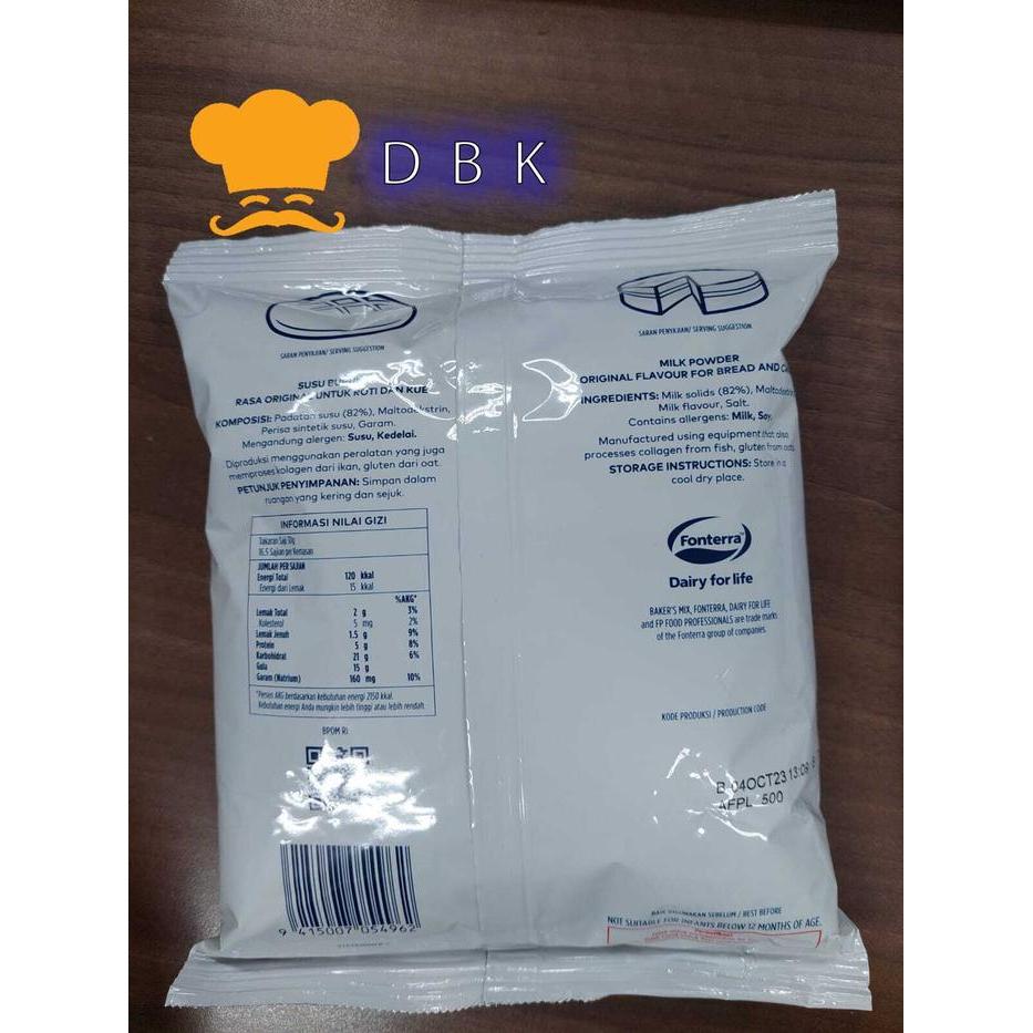 Susu Bubuk Untuk Roti dan Kue Bakermix 500gr by fonterra anchor