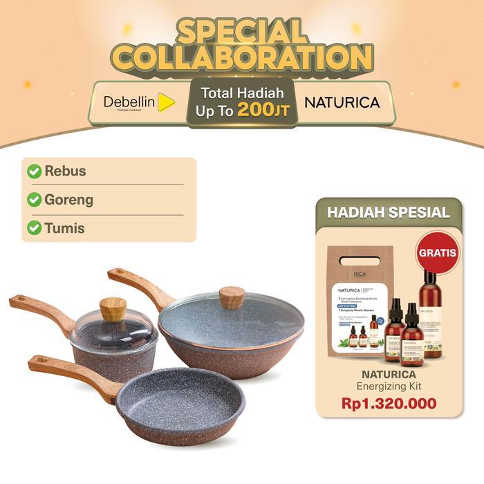 Debellin Premium Cookware Set - Daily Cookware Granite Package