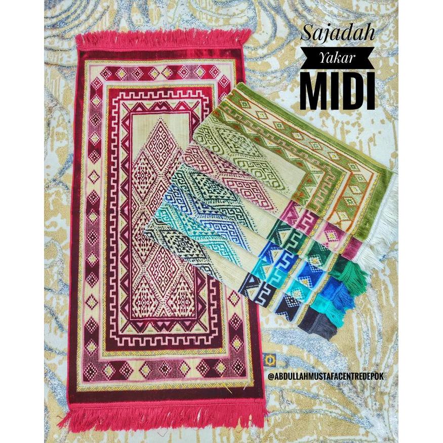 SAJADAH EXCLUSIVE YAKAR FANTASY CARPET MIDI / SAJADAH YAKAR FANTASY /SAJADAH TURKI