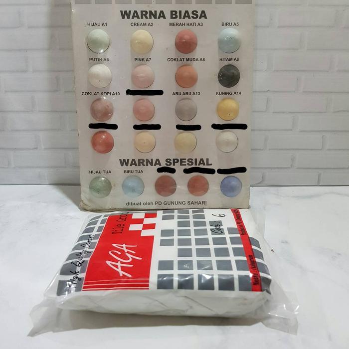 SALE  SEMEN NAT KERAMIK WARNA PUTIH HITAM ABU CREAM MERAH COKLAT KUNING BIRU ORIGINAL