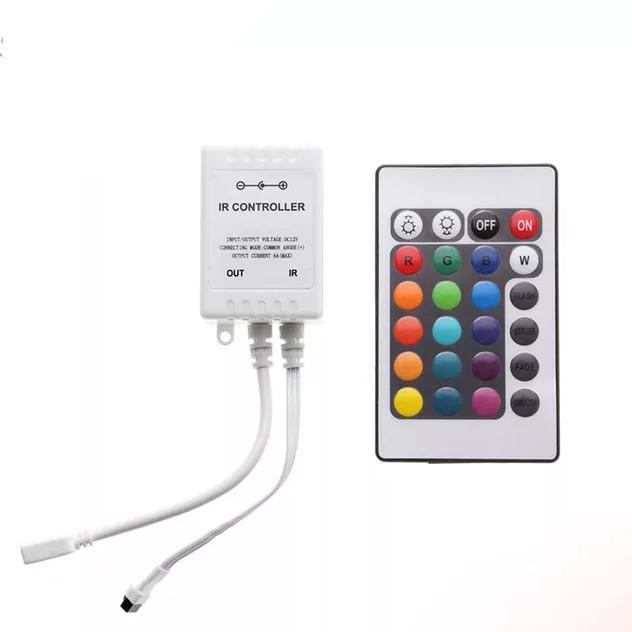 NEW Controller lampu Led Strip RGB 3528 2835 5050 REMOTE IR 22K