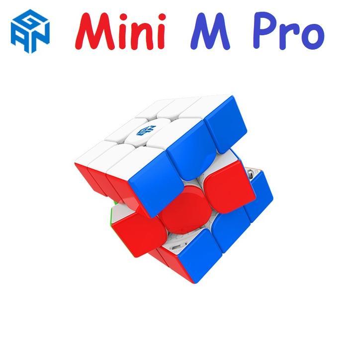Magic Cube Gan Mini M Pro / Gan 11 M Pro Mini 3x3 Magnetic Puzzle Kubus Magnetik 3x3x3 Stickerless