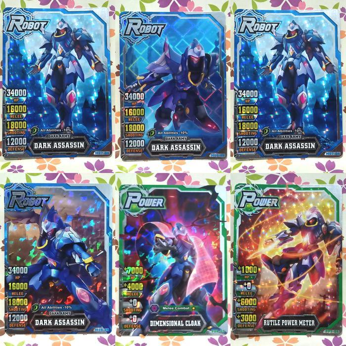 Sale Hero Of Robots Silver Dark Assassin Robot / Power / Skill