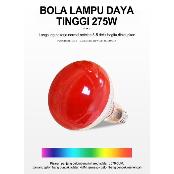 READY Lampu Fisioterapi Kepala Ganda Pemanas Listrik Inframerah
