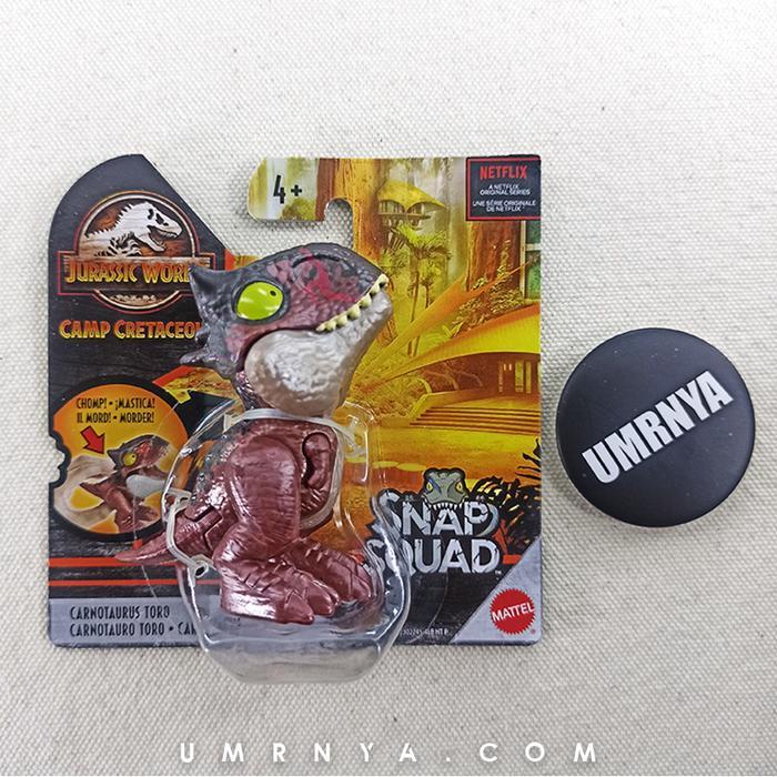 Snap Squad Camp Cretaceous Dinosaurus jurassic world Carnotaurus Toro