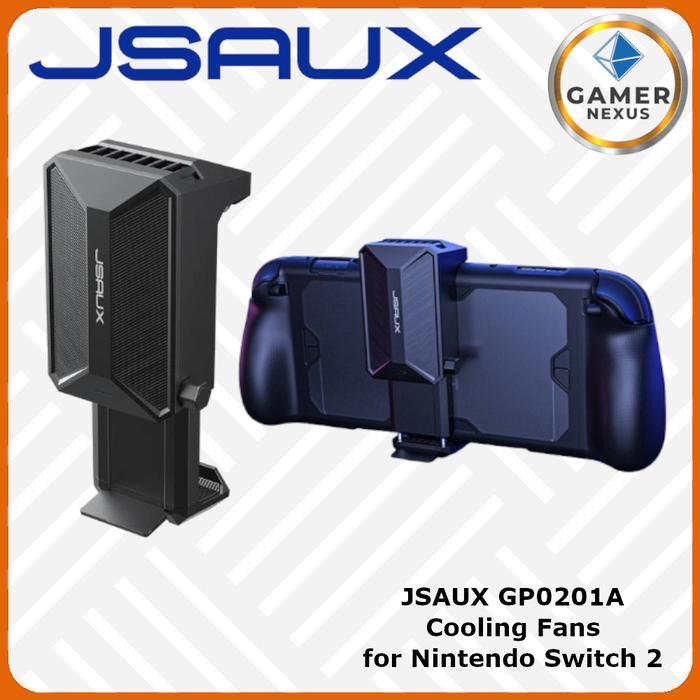 New Jsaux Gp0201A Switch 2 Cooling Fans Cooler Kipas Pendingin Switch 2