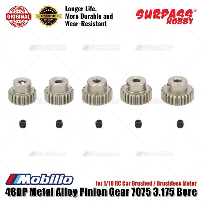 Metal Pinion Motor Gear Surpass Rocket 48 DP 3.175 mm Shaft 13T