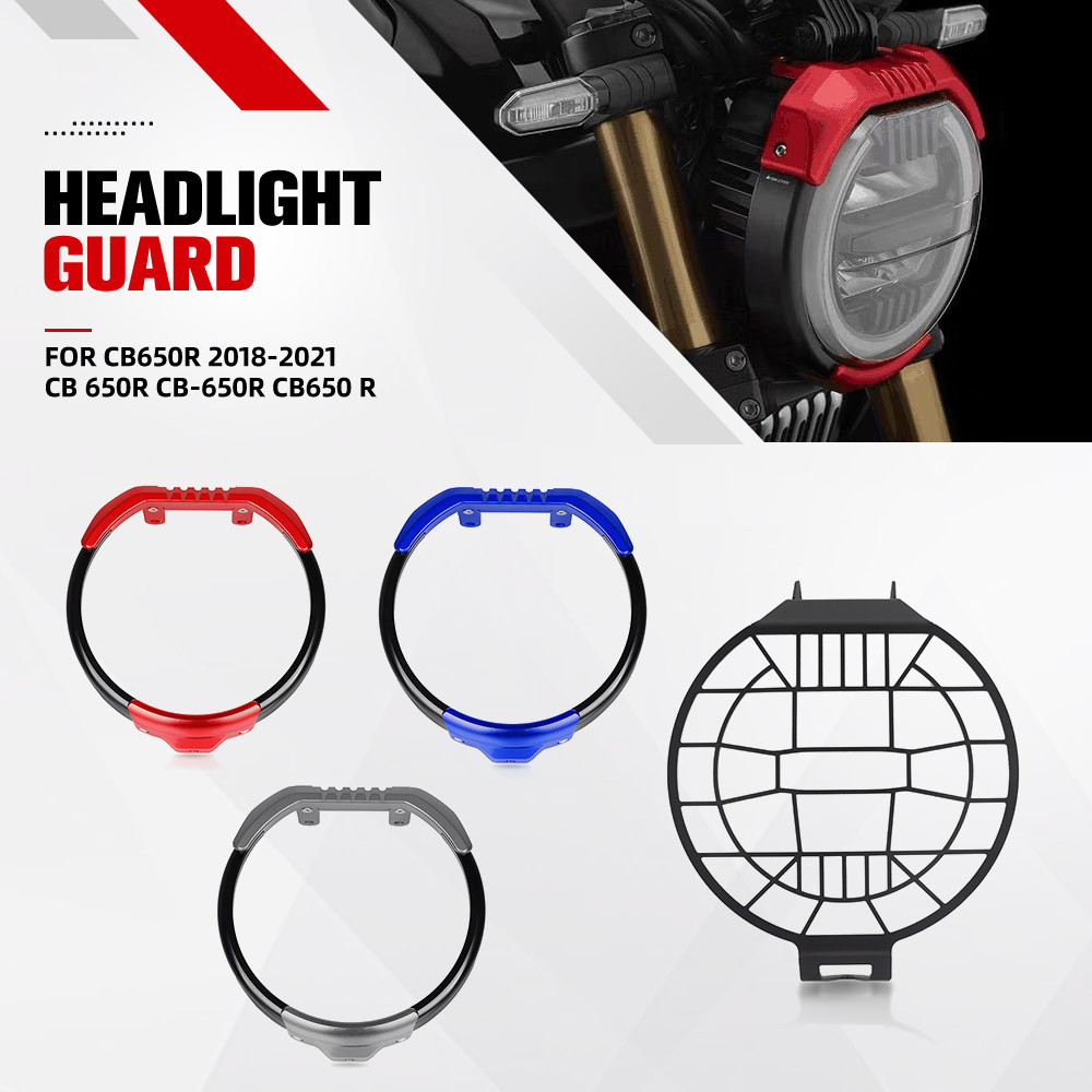 FOR HONDA CB650R 2018-2021 CB 650R CB-650R CB650 R MOTORCYCLE HEADLIGHT HEAD LIGHT GUARD PROTECTOR