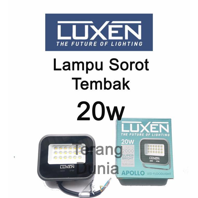 READY Lampu Tembak Luxen 20w Lampu Sorot Luxen 20w Lampu Luxen 20w