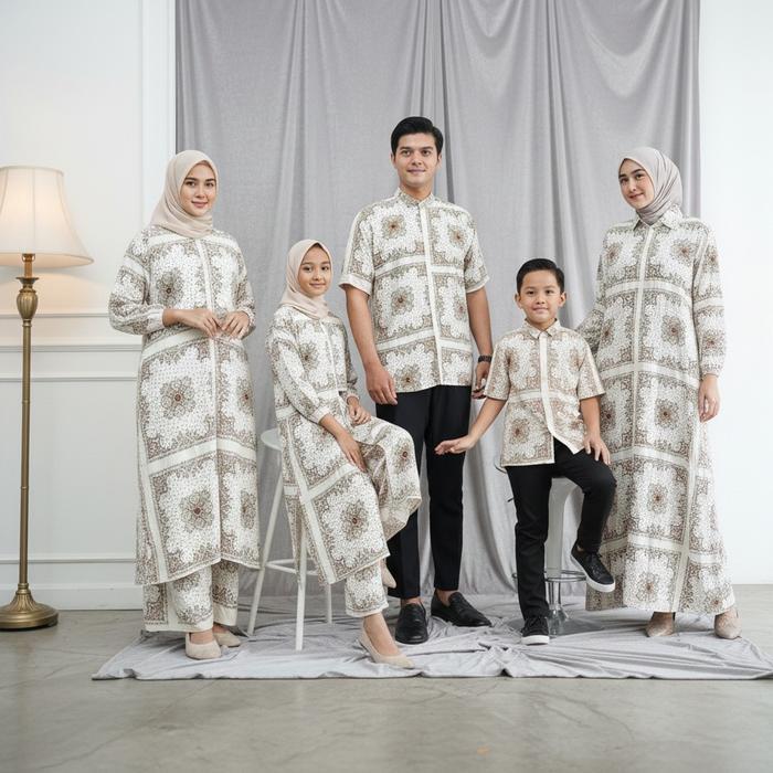 Family Set Ramadhani Sarimbit Set Lebaran Rayon Premium Jumbo Busui Setelan Atasan Bawahan Wanita