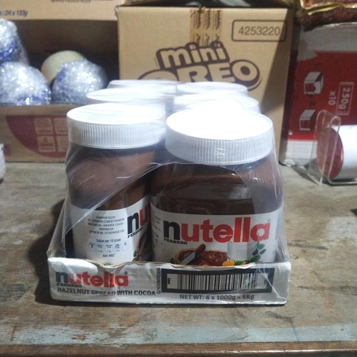 YUMMY Nutella 1kg ~ 1 karton (6 x 1000 g)