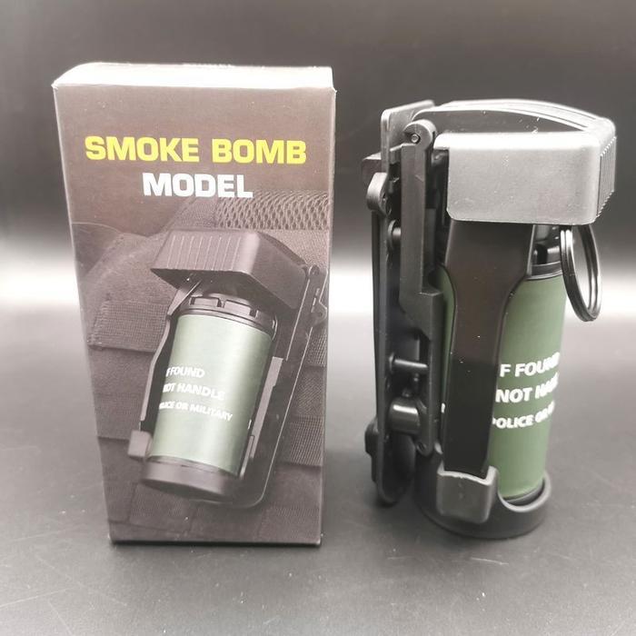 Hot Sale Dummy Smoke Grenade With Trigger Pouch Granat Tactical Bom Asap