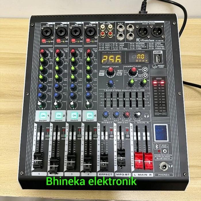 Power Mixer Firstclass Fc 409 Pm / Fc409Pm Fc409 Pm Original 500W X 2 #Gratisongkir