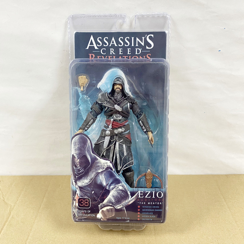 Game Assassin's Creed Figuras NECA EZIO Action Figure Toys 6Inch Manga Figurine Collection Model