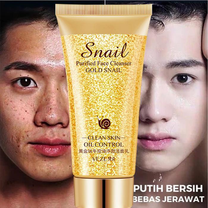 Pembersih Wajah Pria Sabun Cuci Muka Pembersih Siput Pembersih Wajah Jerawat Pembersih Wajah Pria