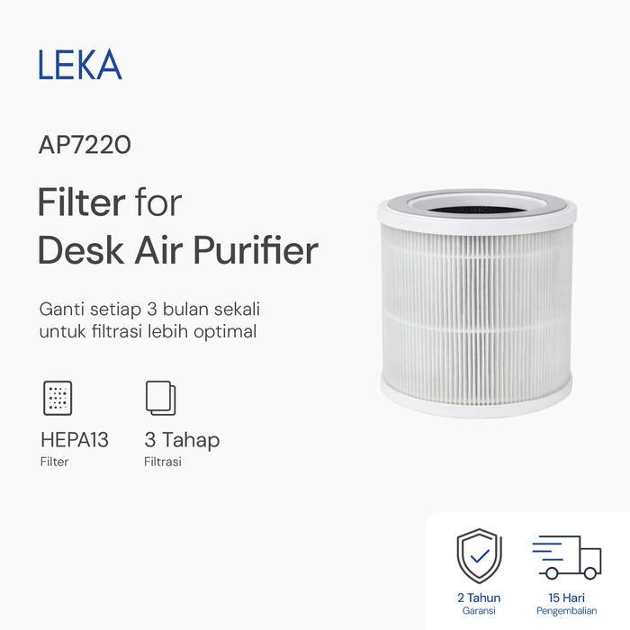Airvera LEKA - AP7220 Desk Air Purifier Filter - Pembersih Udara True HEPA13