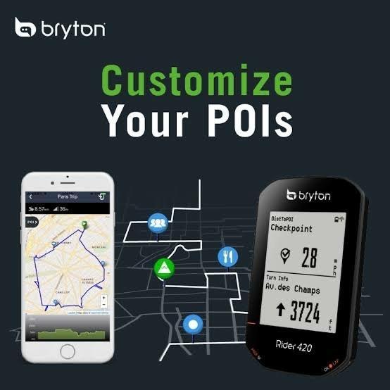 Kindemart- Speedometer Sepeda Bryton 420 Paket 3 Sensor Bryton