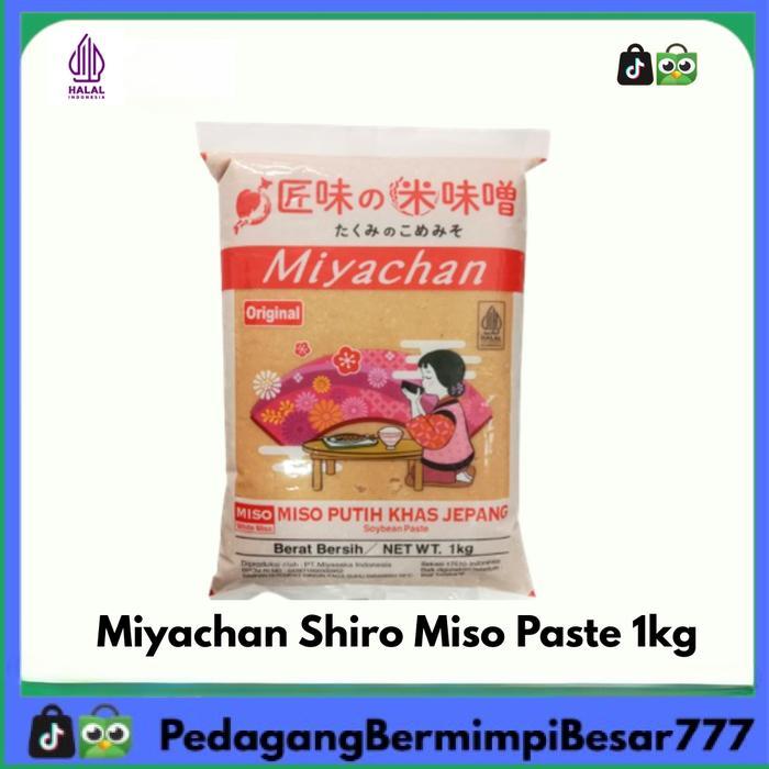 PBB Miyachan Shiro Miso Paste 1kg Miso Putih Jepang Halal MUI Pasta Miso Jepang Bumbu Sup Miso Ramen