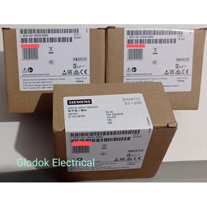 6ES7221-1BH32-0XB0 - S7-1200 - 16 DI - Siemens - Resmi - SIEMENS - PLC