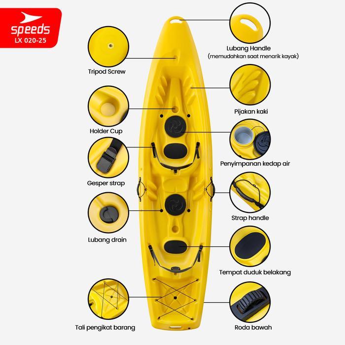 Flash Sale Speeds Perahu Kayak Kano Sampan Perahu Dayung Olahraga Air Perahu Naga Paddle Kano