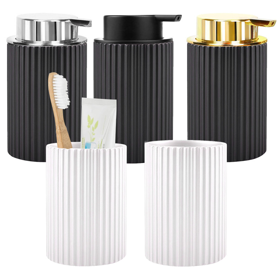 Hands Foaming Bottle Matte Black Hands Dishes Soap Dispenser Pump Bottle Refillable Soap Foaming