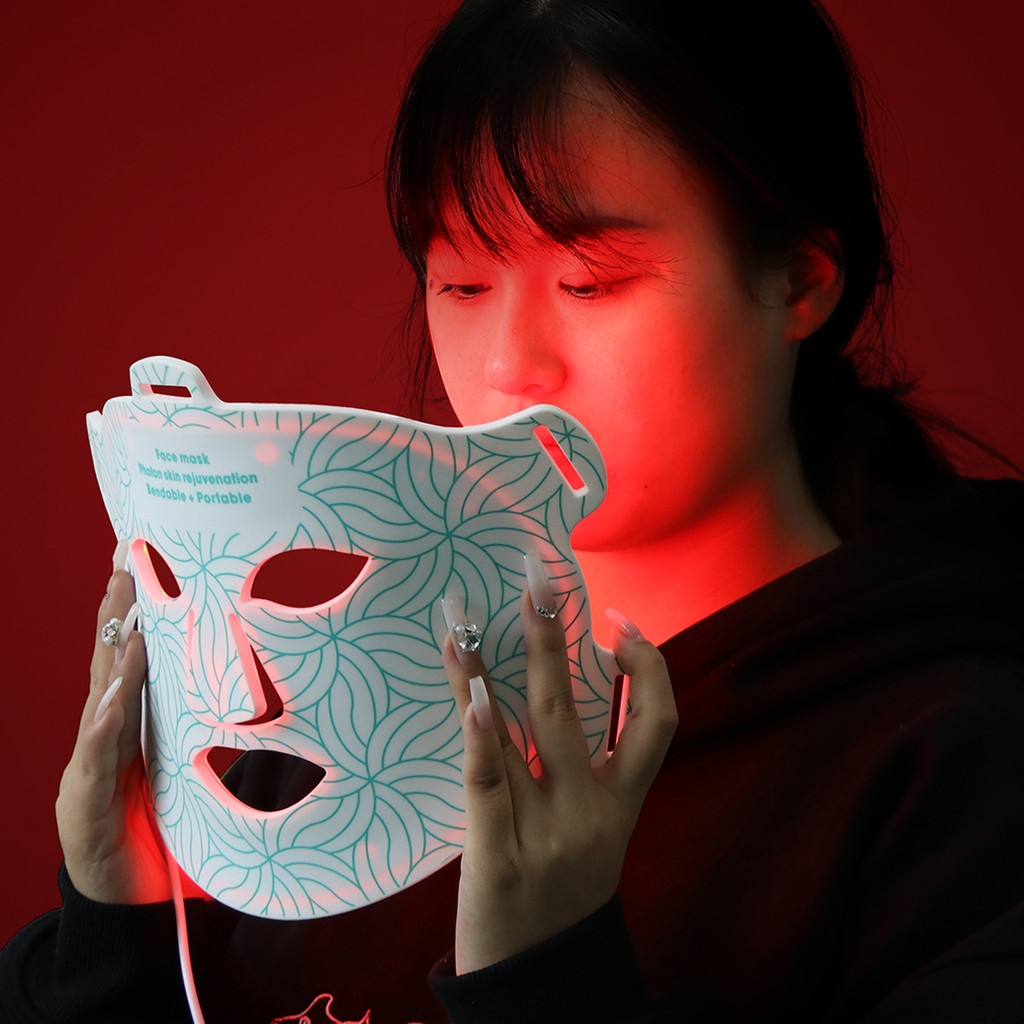 New Design Infrared 850nm Led Facial Mask 660nm Led Face Light Therapy Mask