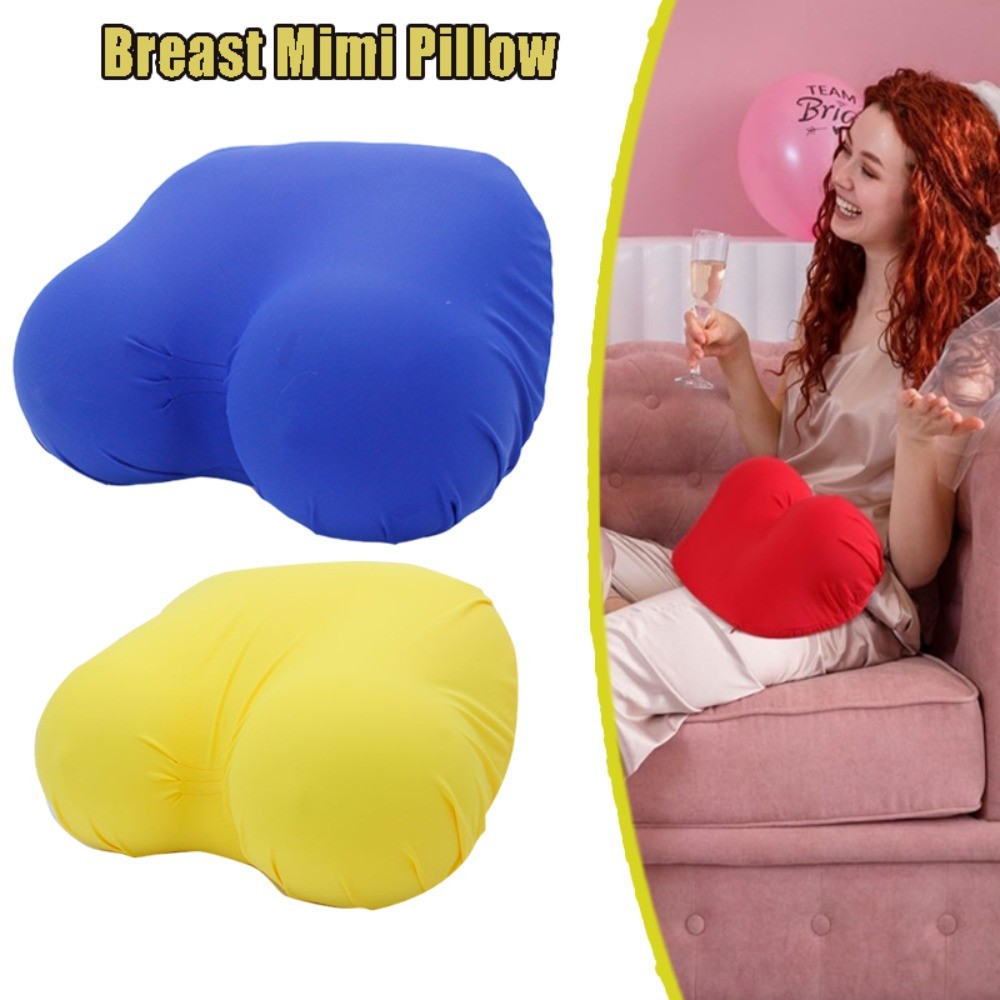 Slow Rebound Memory Foam Breast Pillow Simulation Women Funny Boobs Hug Pillow Creative Breast